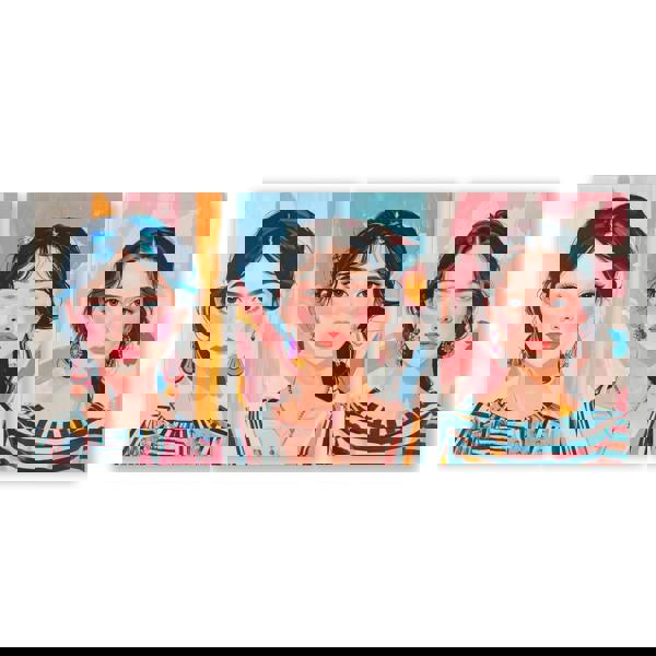 Boho Wall Art | Set of 3 Boho Women Wall art Prints