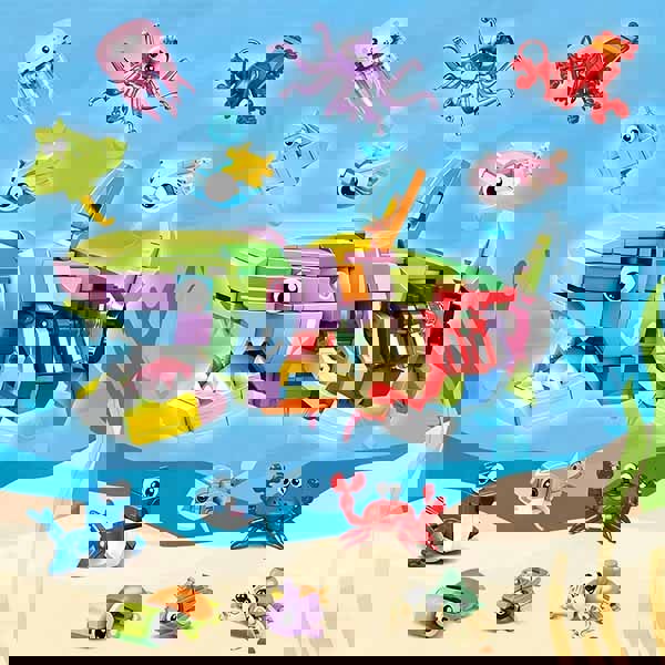 Leaper Children' s Creative Assembleable Building Block Toy Set