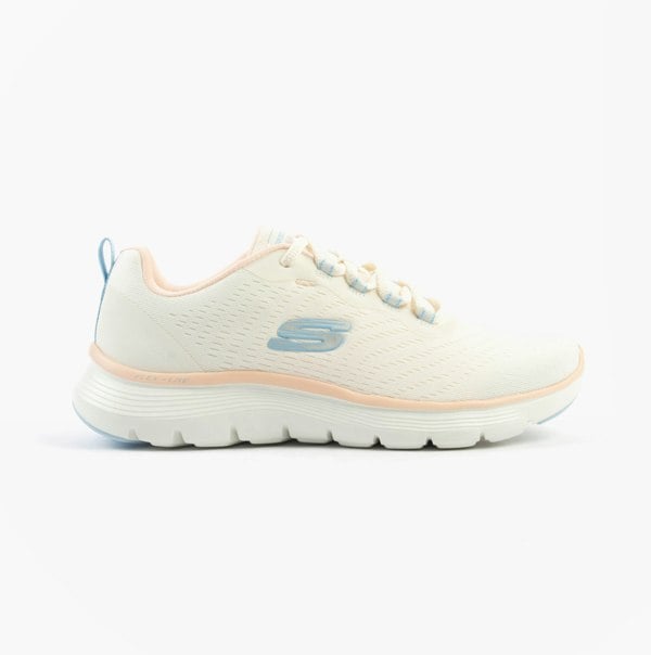 Skechers FLEX APPEAL 5.0 Womens Trainers Natural/Multi