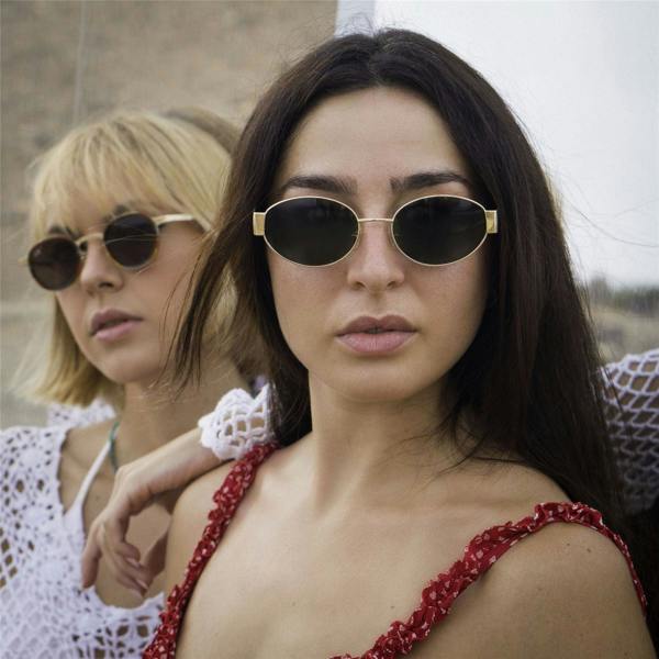 De-Gamme Oval Polarized UV Protection Sunglasses - Monaco