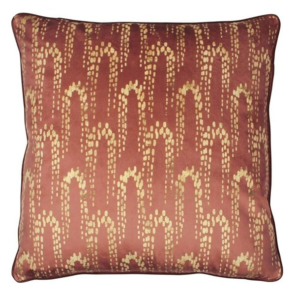 Furn Wisteria Velvet Square Cushion Cover - Sienna