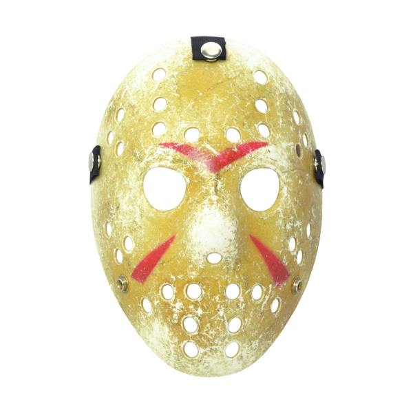 Bristol Novelty Unisex Painted Hockey Mask - Gold/White/Pink - 