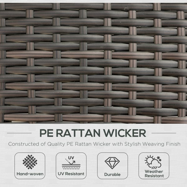 Rattan Double Lounge