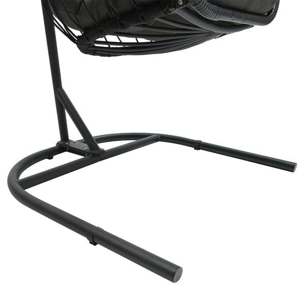 Living and Home Outdoor Hanging Egg-Shaped Chair