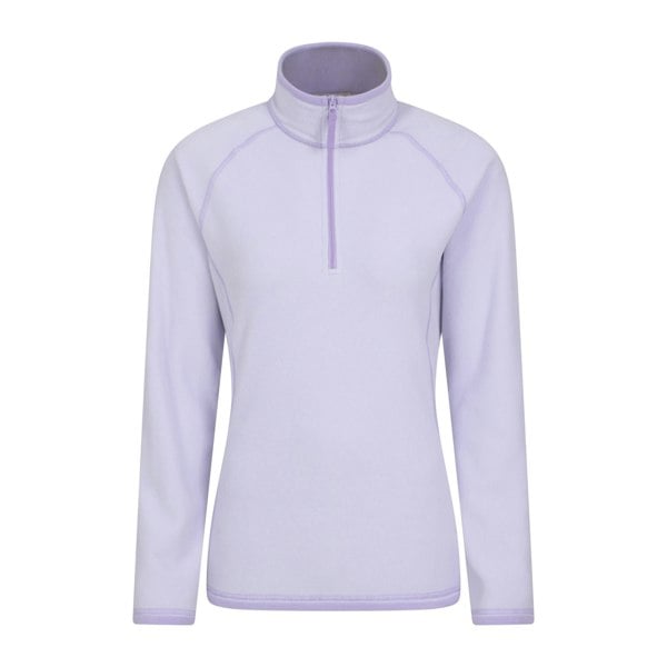 Mountain Warehouse Women's Montana Half Zip Fleece Top - Purple