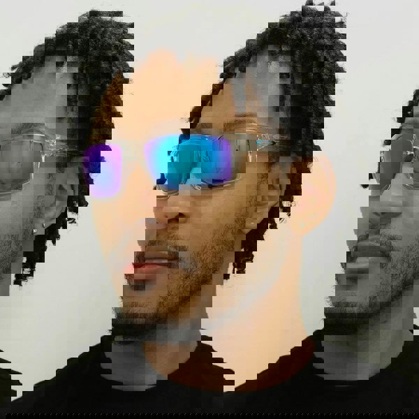 Oakley Sunglasses Sylas OO9448-04 Polished Clear Prizm Sapphire