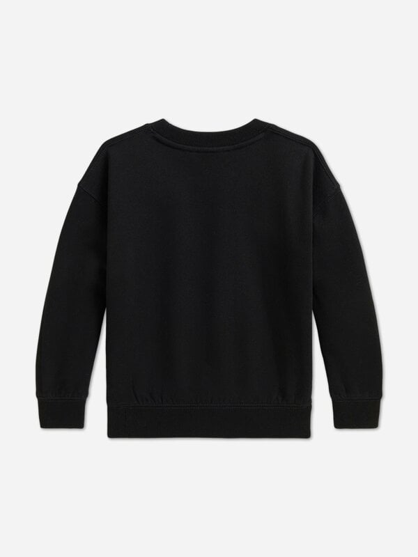 Ralph Lauren Kids Ralph Lauren Girls Polo Bear Family Sweatshirt in Black