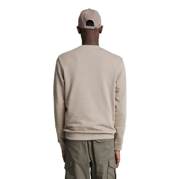 Lyle & Scott Mens Crew Neck Long-Sleeved Sweatshirt - Heritage Taupe