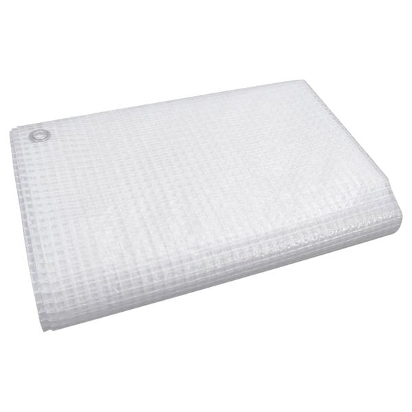 Berkfield Leno Tarpaulin 140 g/m�__ 8x10 m White