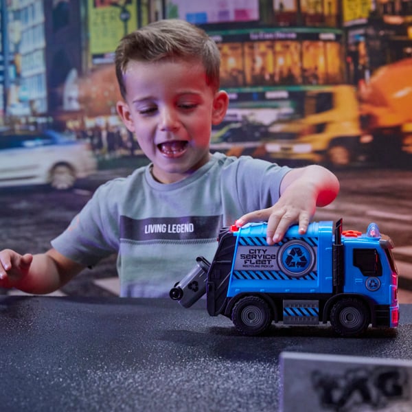 Nikko City Service Fleet - Garbage Truck Blue