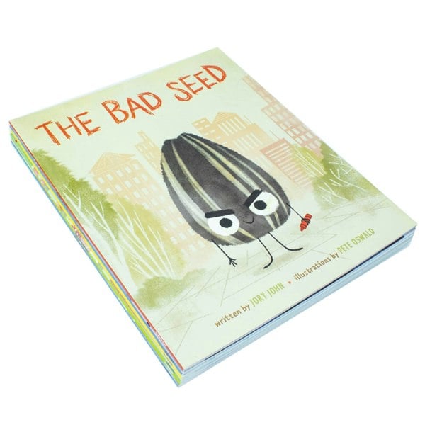 The Food Group Series 6 Book Set By Jory John The Bad Seed, The Good Egg, The Cool Bean & more