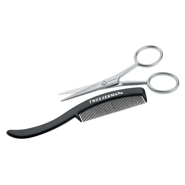 Tweezerman Moustache Scissors Comb