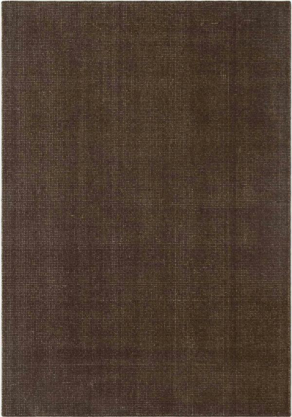 Brown textured rug