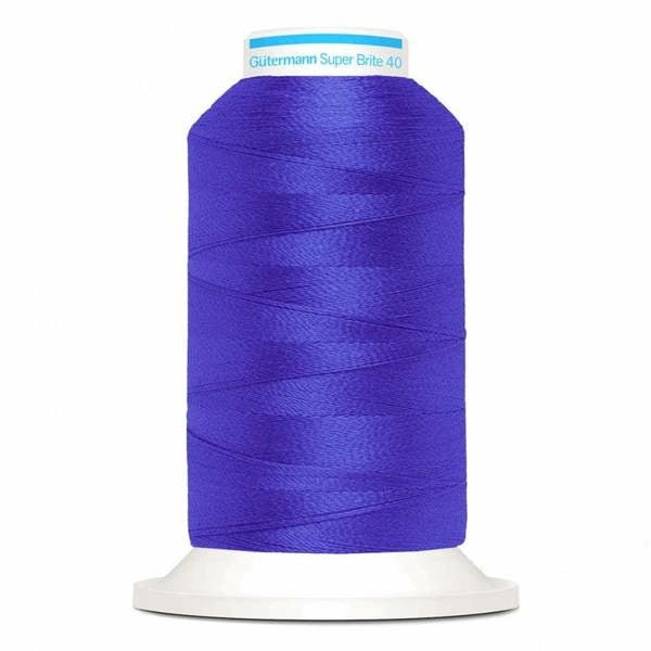 Gutermann Super Brite Polyester 40 Embroidery Thread 1000m Polyester Thread Suitable For Embroidery