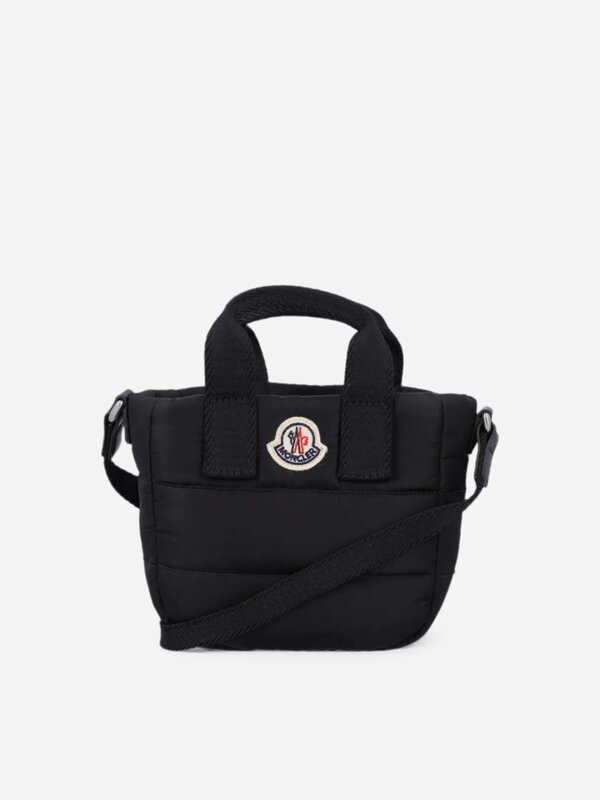 Moncler Enfant Girls Caradoc Crossbody Bag in Black (16.5cm)