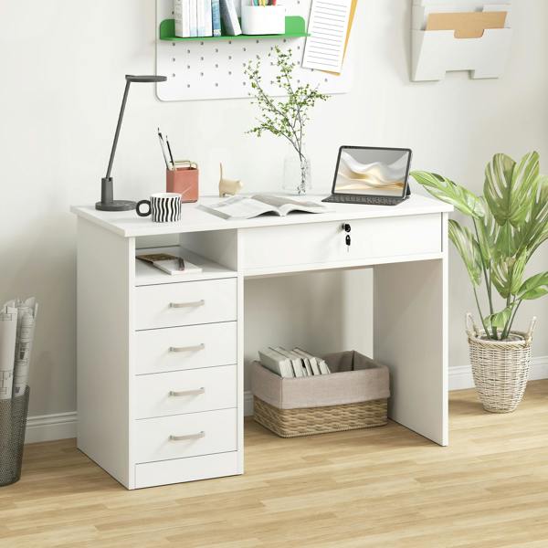 Desk with Shelves