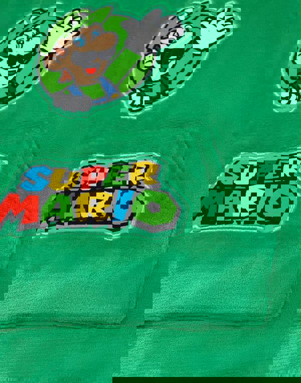 Nintendo Boys Green Luigi Blanket Hoodie
