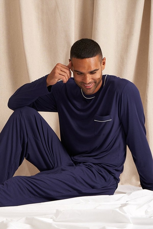 Mister You Bamboo Pyjama Set in MidnightNightwear
