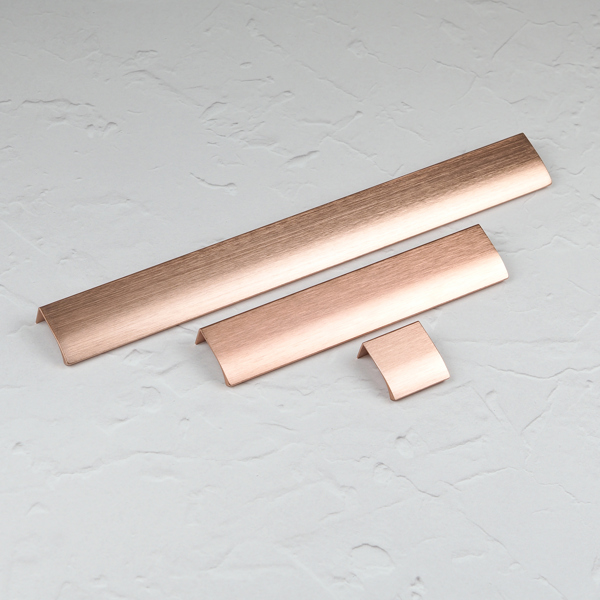 Handle & Home Rose Gold Copper Profile Edge Pulls