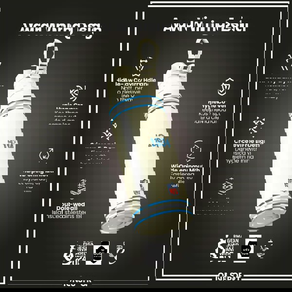 ION8 NFL x ION8 Insulated Steel Water Bottle, NFL Lions, 750ml (24oz)