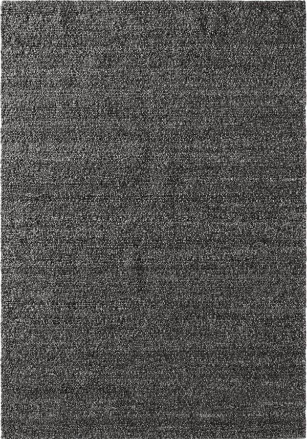 Dark gray textured rug