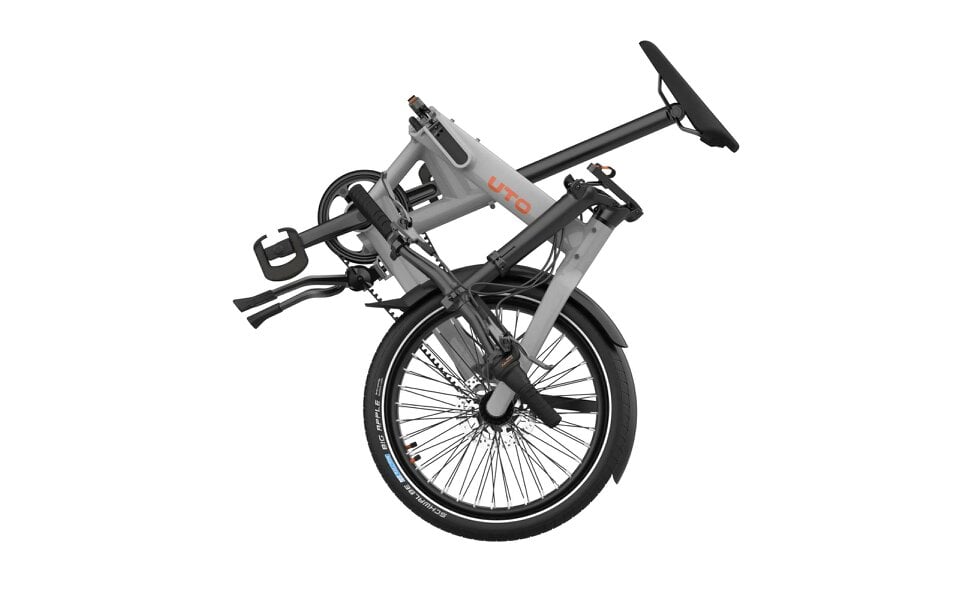 UTO Pro 20 Folding Bike 20" Wheel, 7 Speed - Grey