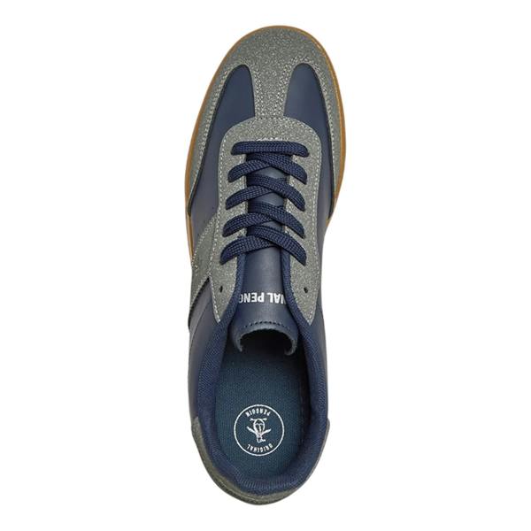 Original Penguin Mens Giovanni Panelled Trainers - Charcoal/Navy - 