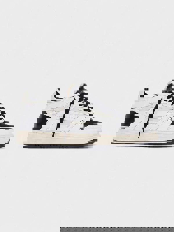 Represent Reptor Low Leather Sneakers White Black - Supplied FashionRepresent