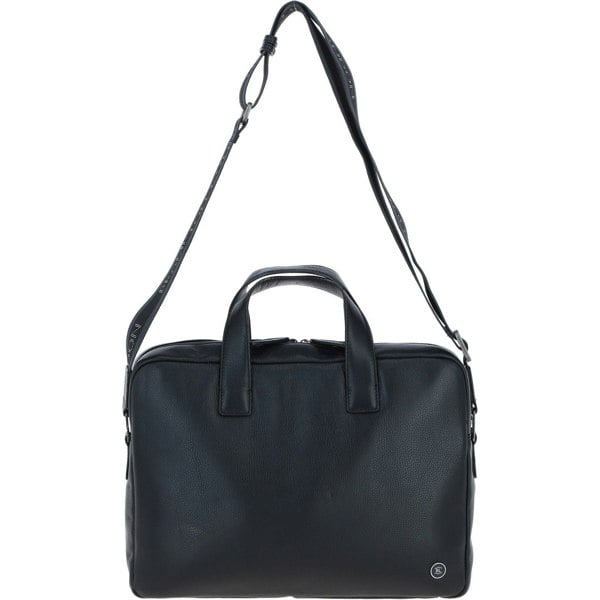 'Maven' Real Leather Messenger Bag: 64273