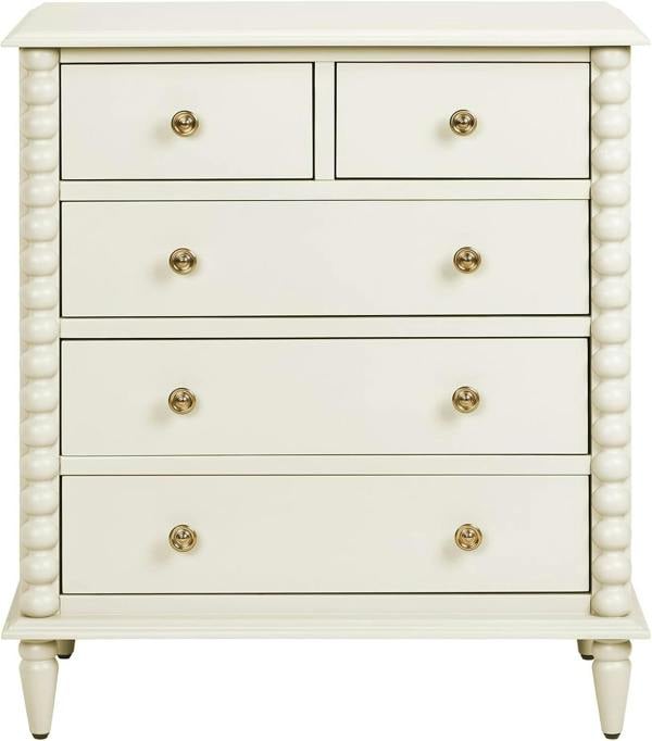 Statement Furniture Cromwell 2 over 3 Chest of Drawers with Bobbin Design