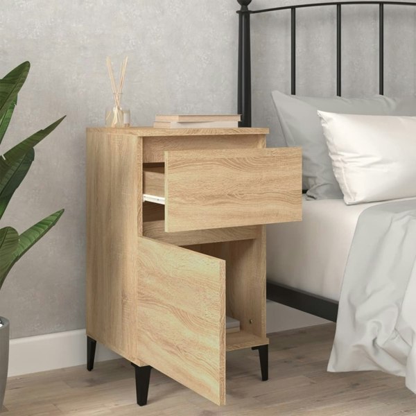 Berkfield Bedside Cabinet Sonoma Oak 40x35x70 cm