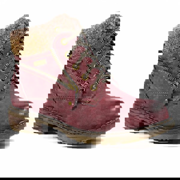 Lunar Womens/Ladies Benson III Waterproof Ankle Boots - Burgundy