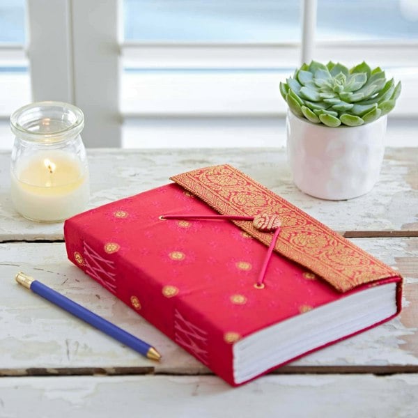 Paper High Large Sari Fabric Journal
