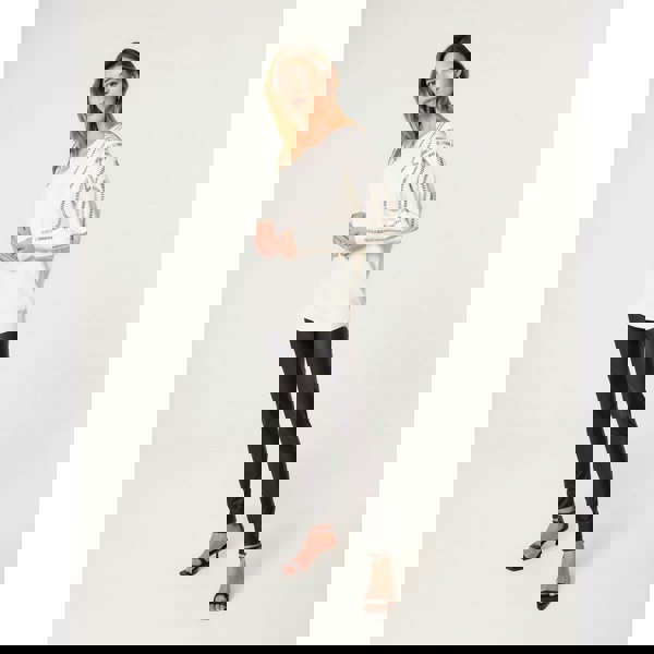 Blue Vanilla Embellished Shoulder Jumper