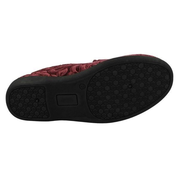 Jo & Joe Ladies Jo & Joe Embossed Floral Detailed Slippers Doreen