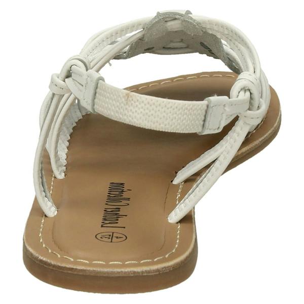 Leather Collection Ladies Leather Collection Flat Strappy Sandals F00159