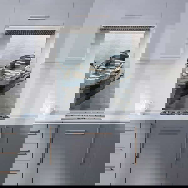 Warren Reed - Designer Boat On The Lake Kitchen Splashback