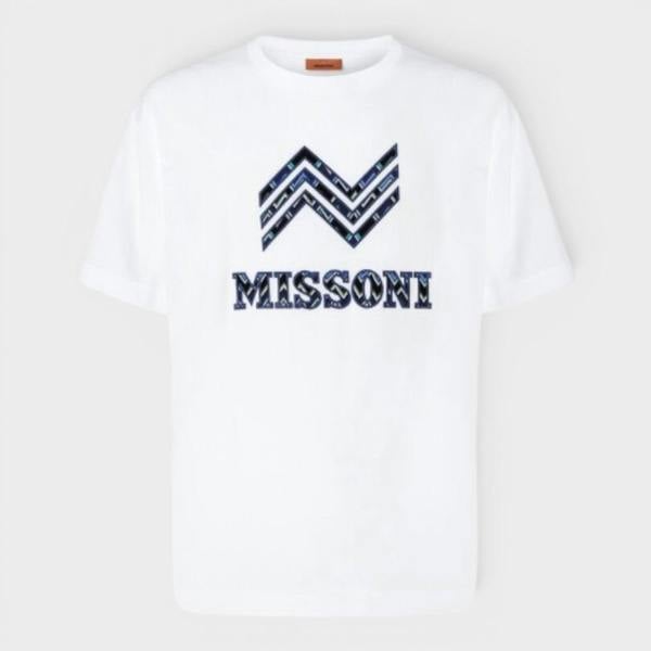 Missoni Short Sleeve Logo T-Shirt White