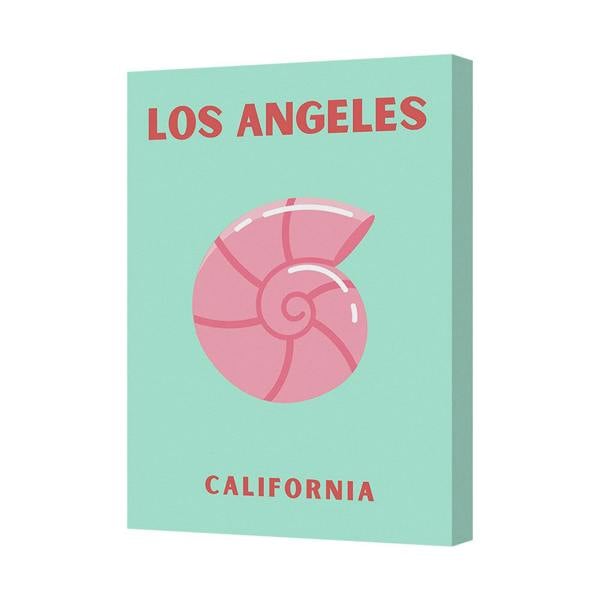 Benjamin Tate Design Los Angeles California Shell Canvas Art Print Wall Decor