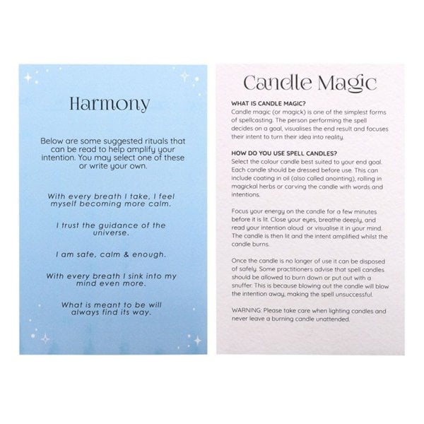 Serano Pack of 12 Harmony Spell Candles