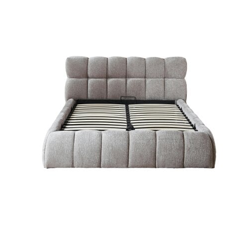 Outdoor Living The Maya Upholstered Soft Plush Ottoman Bed Frame