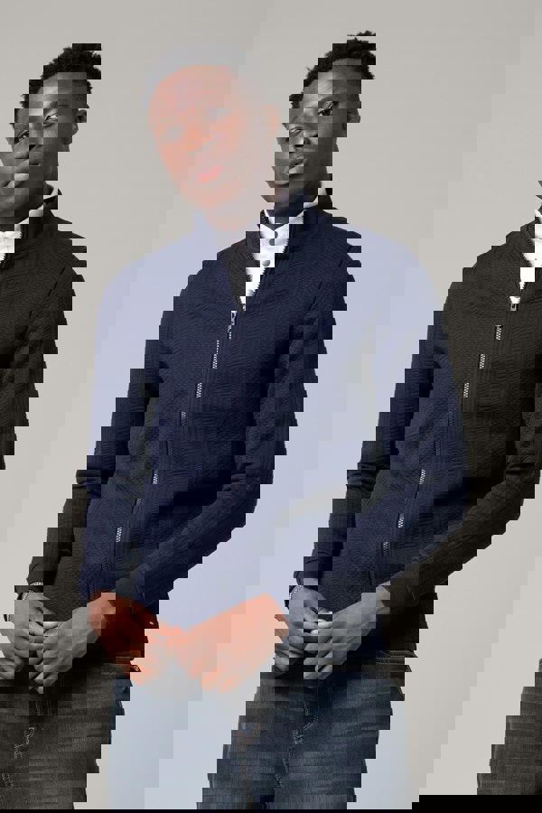 ENORSIA Mens Premium Texture Jersey Jacket