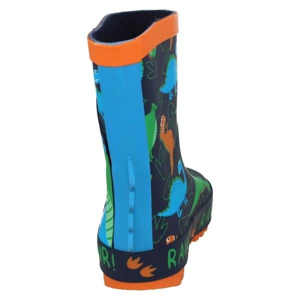 CHARACTER Boys Dinosaur Rawr Wellington Boots GUV22710AA02BSZZ
