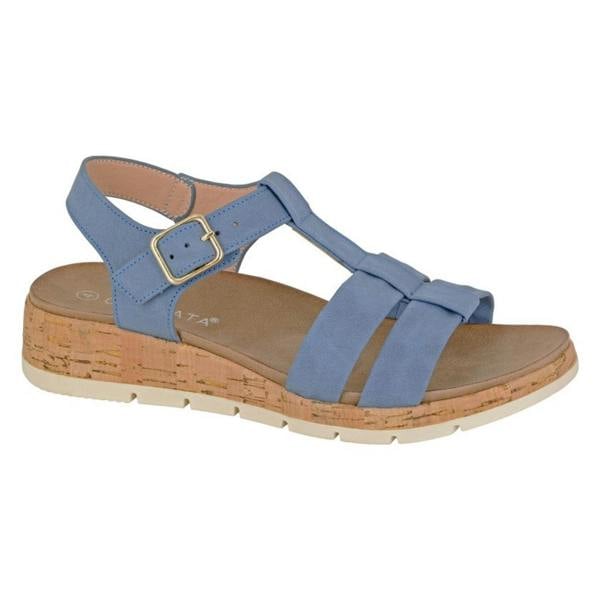 Cipriata Cipriata FADIA Womens Ankle Strap Sandals Blue