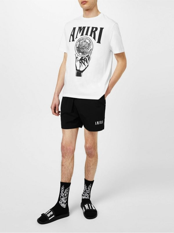 AMIRI Core Logo Swim Shorts - Black