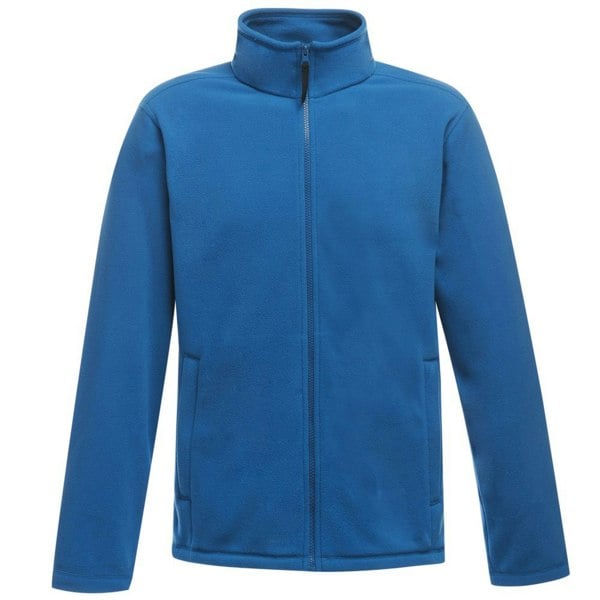 Regatta Mens Plain Micro Fleece Full Zip Jacket (Layer Lite) - Oxford Blue