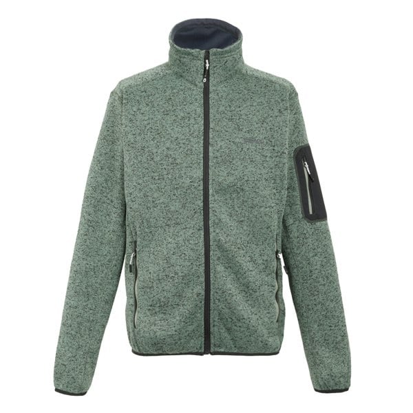 Regatta Mens Newhill Marl Full Zip Fleece Jacket - Glacier