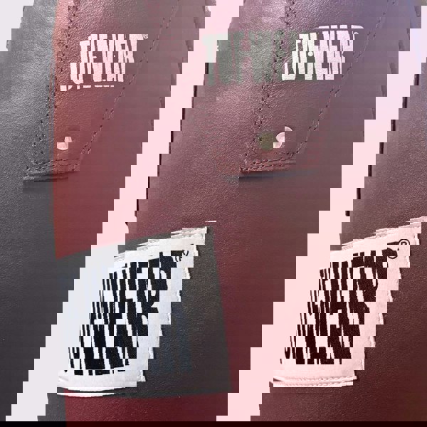 Tuf Wear 4FT Straight Leather Punchbag Oxblood