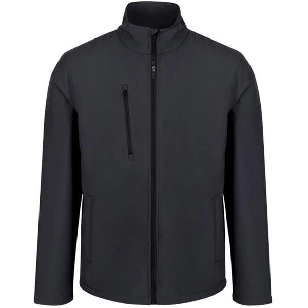 Regatta Professional Mens Ablaze Three Layer Soft Shell Jacket - Seal Grey/Black - 