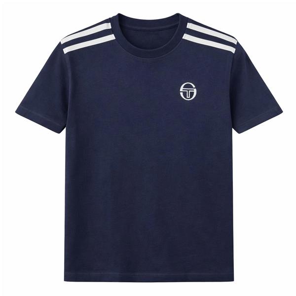 Sergio Tacchini Locchi T-Shirt Maritime Blue/White